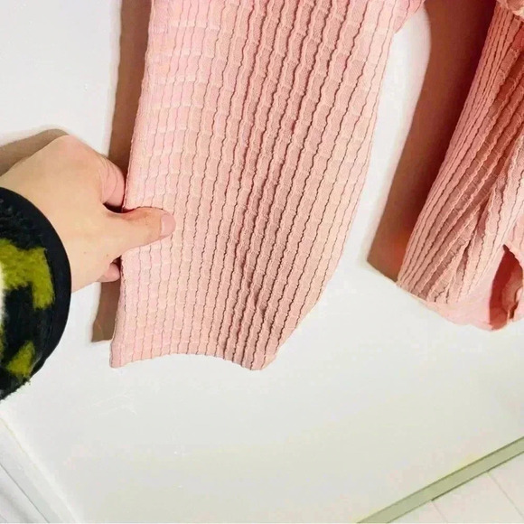 NWT Mara Hoffman Mariana Bodysuit Blush Pink Organic Cotton Eco Luxury Size XL - Picture 5 of 9